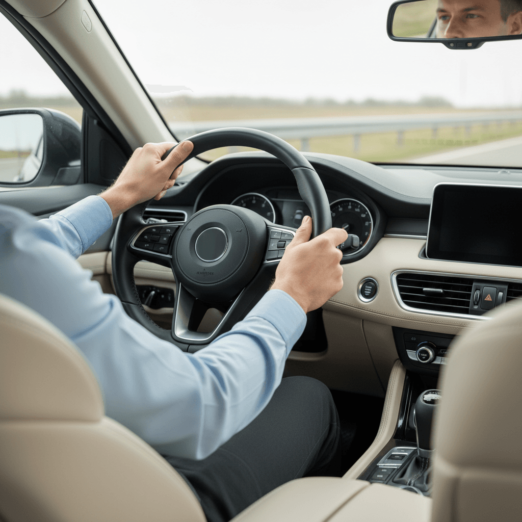 Professional taxi driver in TREBINJE TAXI SUPREME vehicle